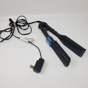 Maxius MX-597 Steam Hair Straightener Flat Iron Professional Styler Black 200W